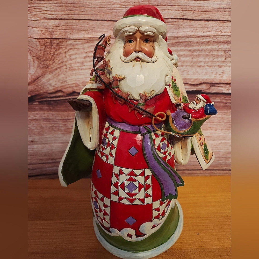 Beautiful Jim Shore Heartwood Creek Christmas Miracles Are In Your Grasp Santa .